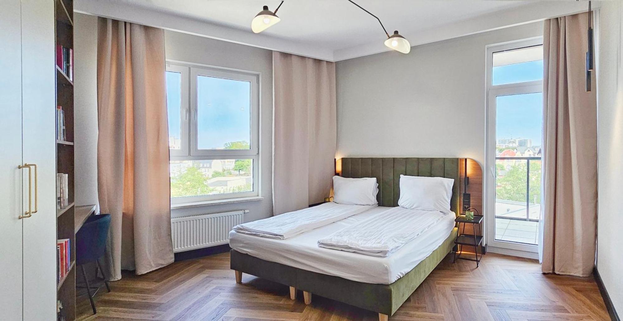 Bel Mare 521f Z 2 Sypialniami I Balkonem Apartament